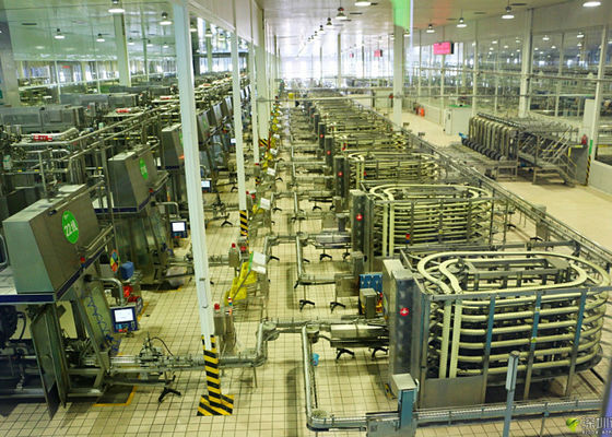 China Tijolo automatizado - dê forma à linha de produção empacotada da leiteria para leite puro/reconstituído fornecedor